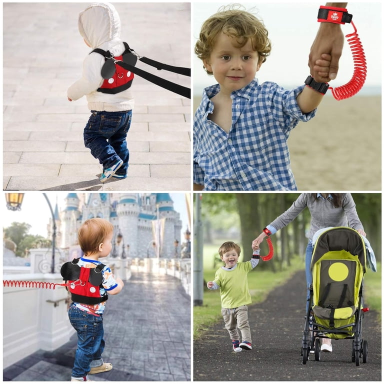 OROLIVING 4-in-1 Toddler Safety Harness Leash, Red photo 3