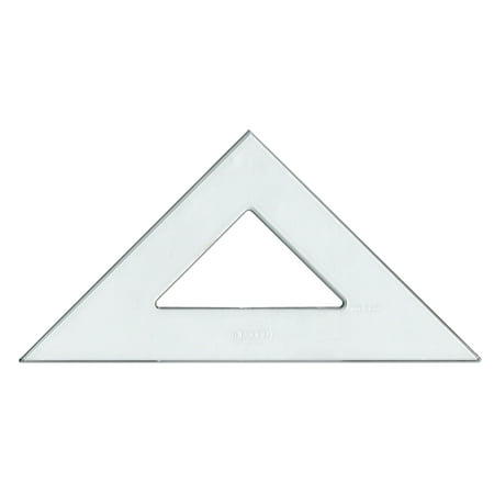Westcott Student Grade Polystyrene Triangle Degrees 10 Inches Clear Westcott Student Grade Polystyrene Triangle Degrees 10 Inches Clear