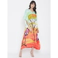 thumbnail image 2 of Women's Plus Size Kaftan Dresses Boho Long Maxi Dress Ladies Casual Hippie Kimono Sleeve Loose Caftan Online, 2 of 8