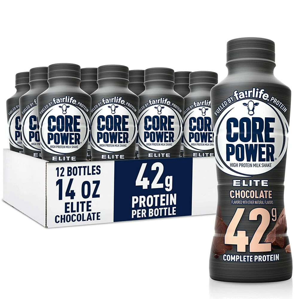 Core Power Elite High Protein Shakes (42g), Chocolate, Ready to Drink