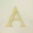 thumbnail image 1 of Package of 1, 18 Inch X 1" Thickness Baltic Birch Wood Letter "A" in The Times New Roman Font | Thick | Upper Case for Art & Craft Project, Made in USA, 1 of 1