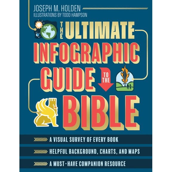 Pre-Owned The Ultimate Infographic Guide to the Bible: *A Visual Survey of Every Book *Helpful Background, Charts, and Maps *A Must-Have Companion Resource (Hardcover) 0736982744 9780736982740