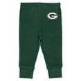 thumbnail image 4 of Infant & Newborn WEAR by Erin Andrews Green Bay Packers Three-Piece Turn Me Around Bodysuits & Pant Set, 4 of 5