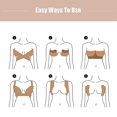 thumbnail image 3 of 2pcs Tape Breast Lift Tape For Large Breast, Breathable Breast Athletic Tape, 3 of 5