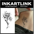 thumbnail image 1 of shiyou-Tattoo Tech, 2 Sheets Large Semi Permanent Tattoo, Adult Art Design Temporary Tattoos, Lasts 1-2 Weeks, Waterproof, Realistic Look, No Adhesive, No Reflection (Higanbana Design), 1 of 4