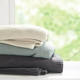 thumbnail image 1 of Knit Blanket Ivory/Twin, 1 of 10
