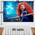 thumbnail image 2 of Merida Brave Backdrop Banner Party Supplies Poster Movie Theme Background for Photography Kids Birthday Decorations, 2 of 5