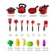 thumbnail image 3 of Juego de cocina infantil con utensilios de cocina realistas | Juguete educativo de cocina para niños pequeños | Accesorios de plástico ABS seguros para juegos de rol, 3 of 5