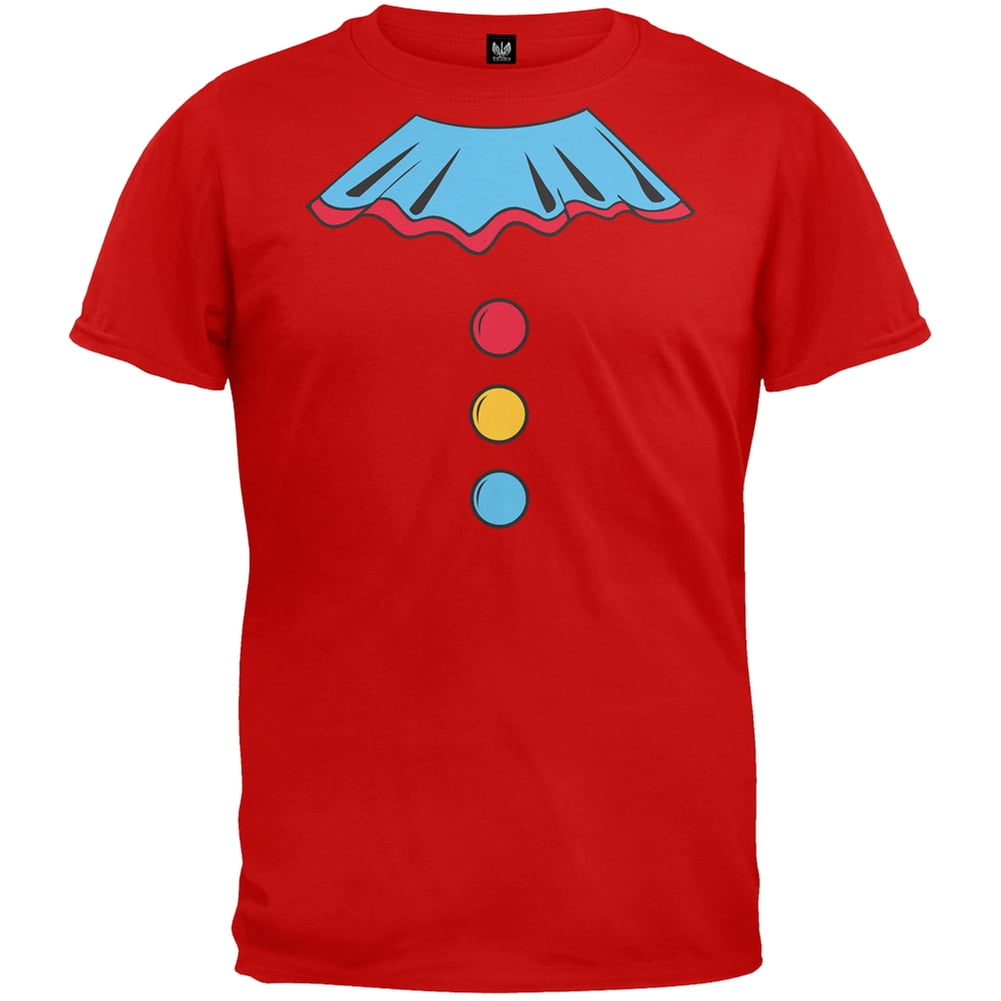 liquid blue clown shirt