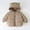 Khaki, variant on Baby Winter Coat Little Boys Girls Puffer Coat Cute Bear Ear with Hoods Zipper Windproof Jacket Outwear for Kids Baby Boys Child Winter Coat Baby Boy Clothes 18-24 Months