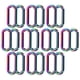thumbnail image 1 of Hebilla ajustable, 10 piezas Hebilla de 8 formas Hebilla decorativa Mini hebilla Funcionalidad de alta precisión, 1 of 9