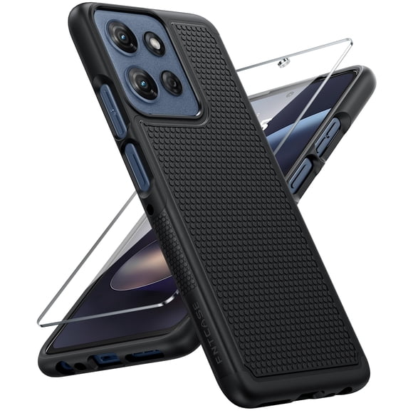 Funda para teléfono FNTCASE para Moto G 2026, Moto G Power 2025, resistente, negra