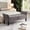Grey, variant on EHANCIS 51.5" Ottoman with Storage and Arms, Tufted Upholstered Storages Bench with Flip Top & Sturdy Frame for Living Room,Office, Footboard and Bedroom (Orange)