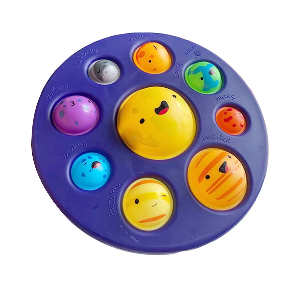 Silicone Planet Dimple Fidget Autism Toy Stress Reliever Kid Fat Brain Tool
