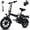 A1 Comfortable Edition, variant on SHCNTEKU Folding Electric Bicycle for Adults Teens, 14IN Ebike with 500W Peak Motor, 20mph 25 Miles 576Wh Removable Battery , UL 2849
