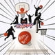 thumbnail image 3 of Decoración de Pastel de Cumpleaños de Baloncesto con Topper de 10 Piezas, 3 of 7