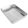 thumbnail image 1 of OULII 1 Set of Baking Pan Toaster Oven Tray Easy to Clean for Cooking Professional Chefs, 1 of 6