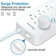 thumbnail image 2 of Cable de extensión de regleta de alimentación con protector contra sobretensiones con USB C, 2 of 5