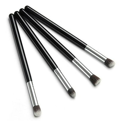 Professional 4pcs Eye Brushes Set Eyeshadow Blending Pencil Brush Make up Tool Cosmetic Makeup Eyeshadow Lip Eye Blush Foundation Power Brush Set Cosmetic Tool (Best Pencil Brush Makeup)