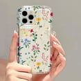 thumbnail image 3 of Flower Phone Case For iPhone 15 Case iPhone 11 12 13 14 15 Pro Max X XR XS Max 7 8 Plus SE Shockproof Bumper Soft Clear Cover U407 For iPhone 11Pro Max, 3 of 6