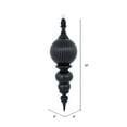 thumbnail image 2 of Vickerman 28" Black Shiny Finial Christmas Ornament, 2 of 2