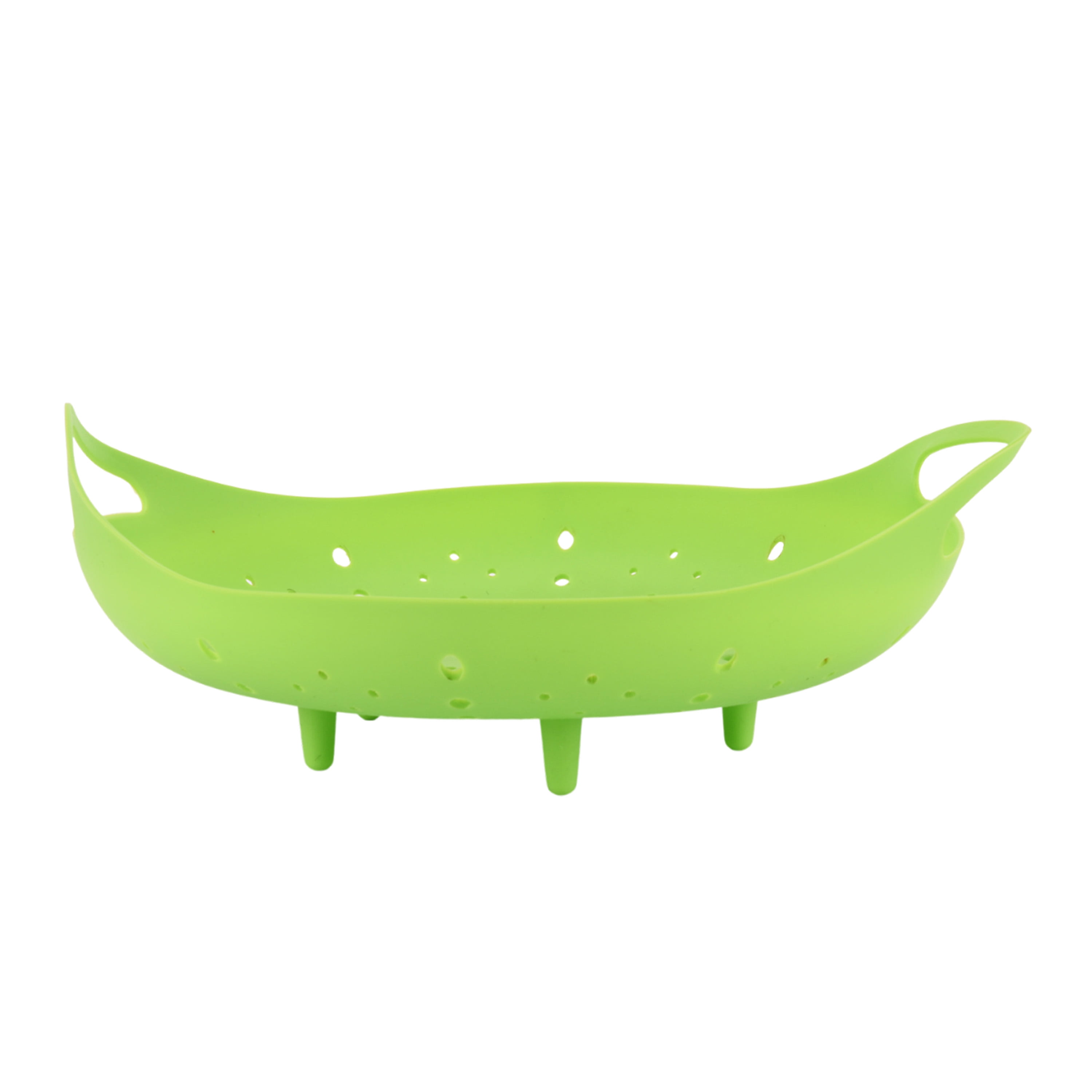 Mainstays Silicone Steamer Basket, Green – furniturezstore