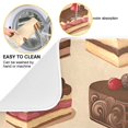 thumbnail image 2 of Yayeee Dish Drying Mat for Kitchen Counter 16"x18" Microfiber Absorbent Pad, Brown Cakes, 2 of 7
