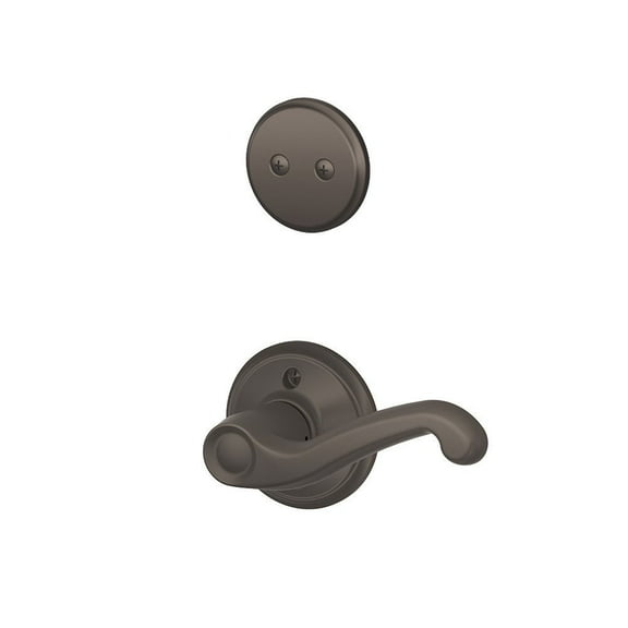 Schlage F94 Fla Lh 613 Flair Left Hand Dummy Interior Trim, Oil Rubbed Bronze, Zinc