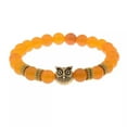 thumbnail image 3 of RSAMD Fashion Men's Women' s Natural Lava Stone Owl 8MM Beads Charm Bracelets Jewelry-505-40, 3 of 3
