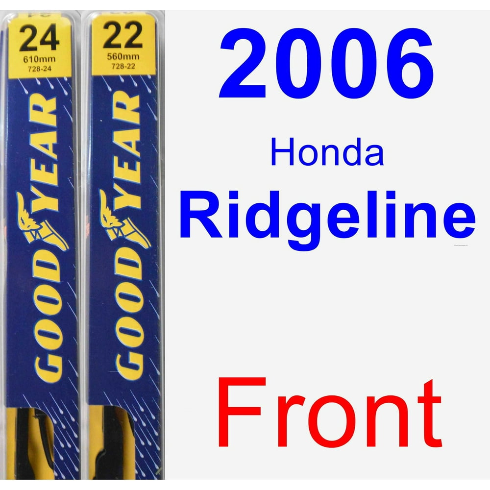 2006 Honda Ridgeline Wiper Blade Set/Kit (Front) (2 Blades) Premium