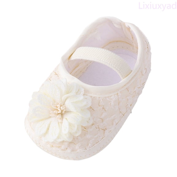 Lixiuxyad Baby Shoes Fashion Soft Sole Toddler Shoes Pearl Dress Flower Princess Shoes Toddler Shoes Walking Sneakers Sizes 3.5(Toddler 0-3 Months)