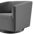 thumbnail image 7 of Accent Chair, Set of 2, Velvet, Grey Gray, Modern Contemporary Urban Design, Living Lounge Room Hotel Lobby Hospitality, 7 of 7