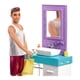 thumbnail image 2 of Set de Juego Barbie Mattel Ken y Muebles con Baño, 2 of 4
