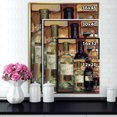 thumbnail image 3 of Un Reflet de la Bouteille de Vin II - Nourriture et Boisson Encadrée Toile, 3 of 3