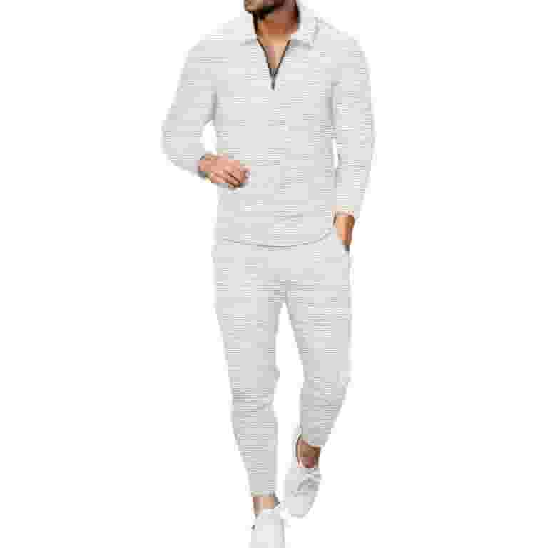 Winter White Mens Outfits 2 Piece Sets Shirt Fashion Winter White Mens Outfits 2 Piece Sets Shirt Fashion