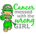 thumbnail image 3 of CafePress - Combat Girl General Lymphoma Women's Dark Pajamas - Women's Short Sleeve Print T-Shirt and Pants Dark Cotton Pajama Set, 3 of 7