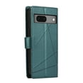 thumbnail image 3 of Nalacover Case for Google Pixel 7 - Card Holder PU Leather Wallet Cover with Magnetic Clasp Stand Hand Strap, Soft TPU Inner Shockproof Anti-Scratches Case for Google Pixel 7, Darkgreen, 3 of 10