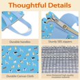 thumbnail image 4 of Kirky Hasky Dalmatian Insulated Lunch Bag for Women & Adults,Large Portable Soft Cooler Lunch Bag,Thermal Food Storage Tote with Pearl Cotton,8.66L,8.75x5.75x9.5 Inch, 4 of 6