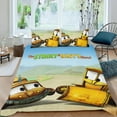 thumbnail image 2 of Stinky y Dirty Conjunto de sábanas temático, trío de piezas, cómodo y amigable con la piel, diseño único, regalo de decoración para el hogar para familiares, amigos y fans,140cm *210cm, 2 of 6