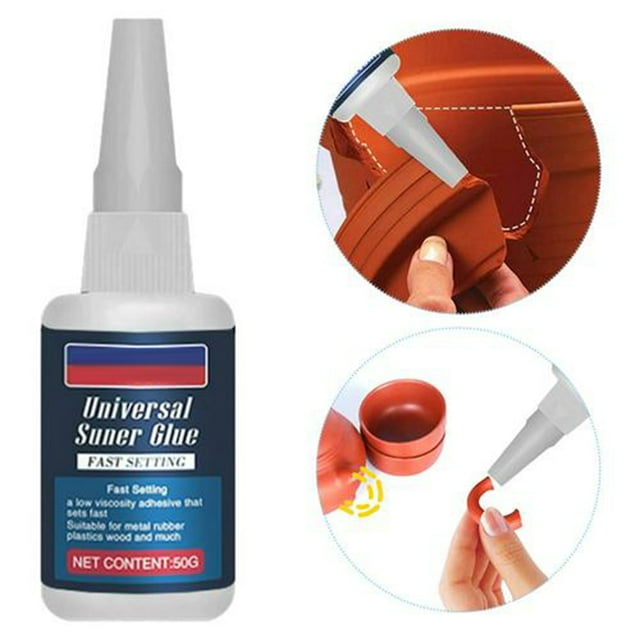 Pegamento multiusos de 50ml, pegamento fuerte resistente al agua para reparar varias superficies, Metal, cerámica, plástico, vidrio, madera