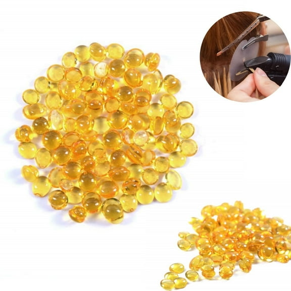 QZS Keratin Glue for Hair Extensions,0.22lb/100g Hair Extensions Tool for Home,1Pack Tip Hair Extensions Supply for Men anf Women