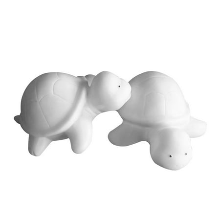 

2Pcs Creative Gifts White Turtle Shaped Night Light LED Ligh with Battery(White)