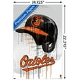 thumbnail image 3 of MLB Baltimore Orioles - Drip Helmet 22 Wall Poster, 14.725" x 22.375", 3 of 4
