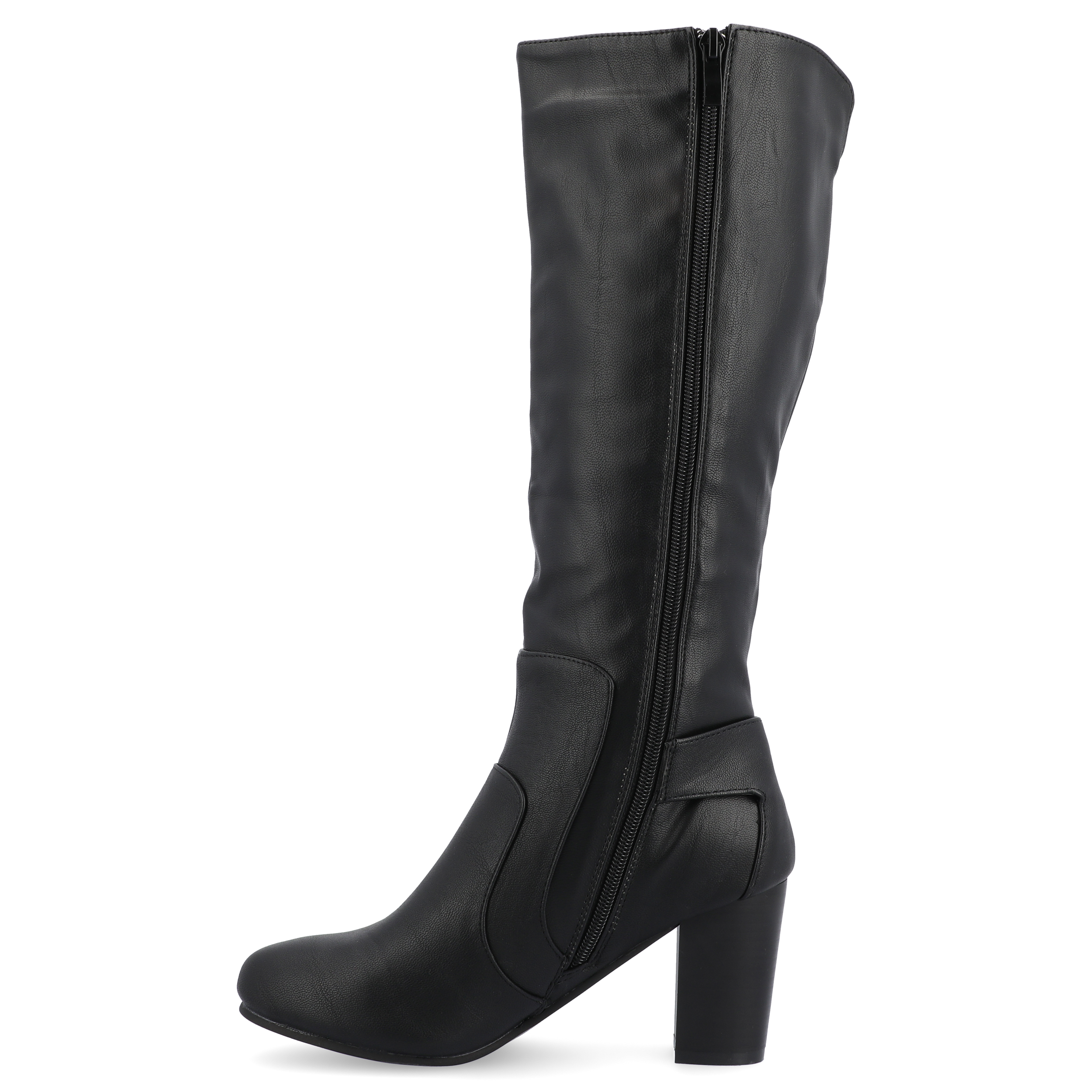 Journee Womens Carver Stacked Heel Knee High Boots