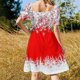 thumbnail image 5 of Vestido de manga corta con copos de nieve para vacaciones, vestidos de noche de lujo para mujer , vestidos para eventos especiales., 5 of 7