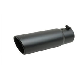 Gibson Black Ceramic Rolled Edge Angle Exhaust Tip 500643-B Gibson Black Ceramic Rolled Edge Angle Exhaust Tip 500643-B