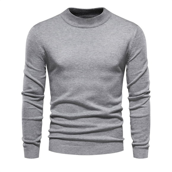 Weiqiqre Sweaters for Men Turtleneck Slim Fit Long Sleeve Sweater Pullover Solid Mens Turtle Neck Men's Sweater Highneck Thermal Shirts
