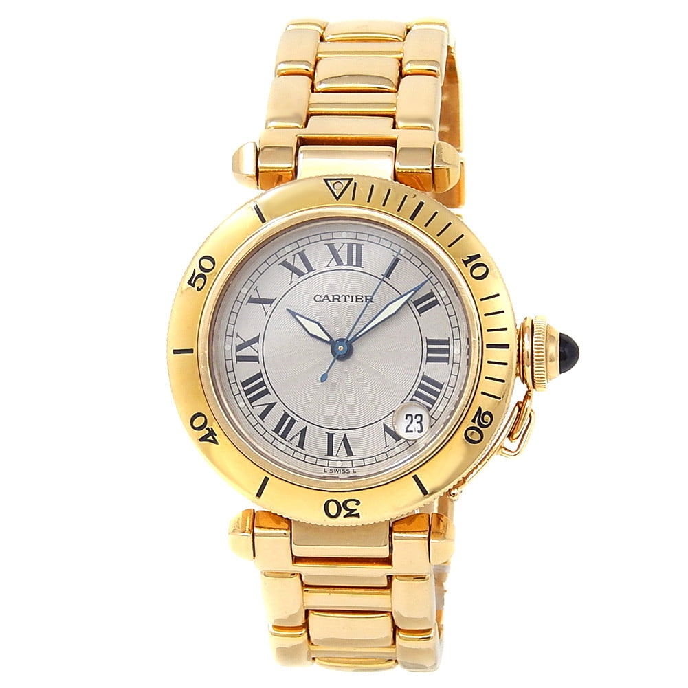 Pre-Owned Cartier Pasha 1035 Gold 35mm 