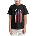 thumbnail image 4 of WXFAZCVU Boys 4th of July Shirts Flag T-Shirts Baby Boy Clothes Summer Kids Graphic Tees Size 2-3 Years, 4 of 4