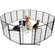 thumbnail image 1 of Historyli Valla para Perros de 16 Paneles Interior/Exterior, Corral de Ejercicio para Mascotas/Cachorros de Metal Extra Resistente, Puerta Ancha y Umbral Bajo, Corral Portátil para Mascotas, 1 of 6